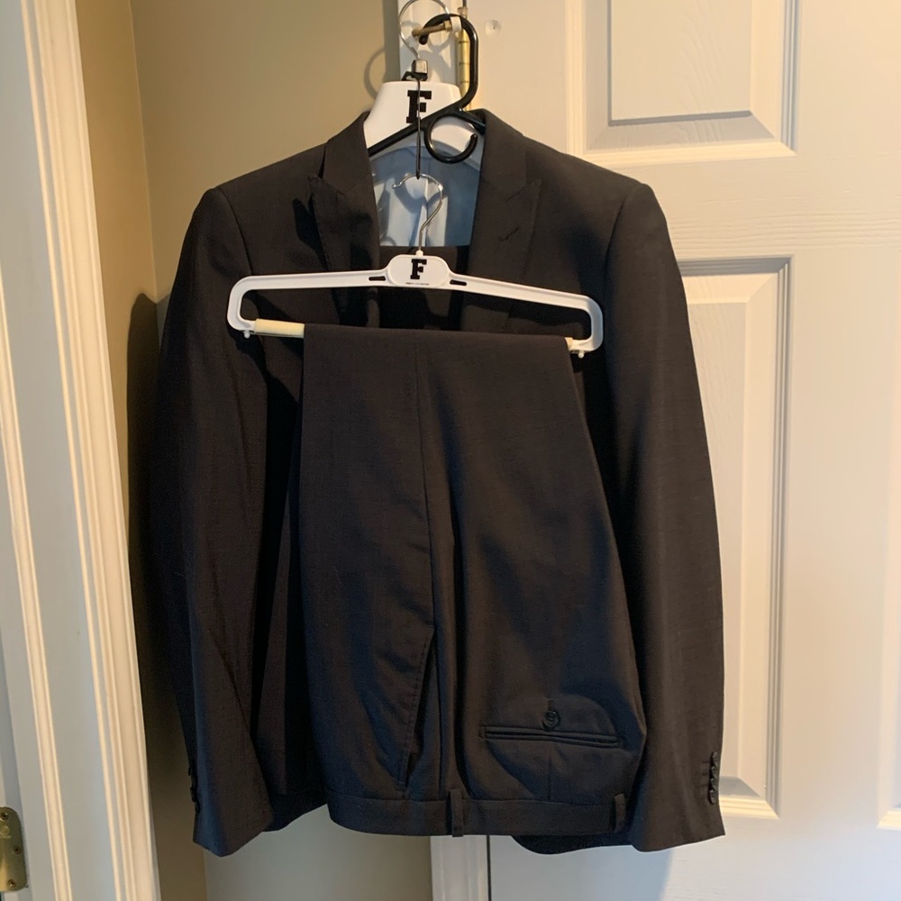 French connection Gray Suit and extra set of pants